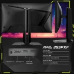 MSI MAG 255PXF Monitor – 24.5-Inch Rapid IPS Gaming Display with 300Hz Refresh Rate, 0.5ms Response, HDR, AI Vision, Built-In Speakers, and Adjustable Stand