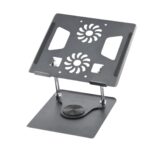 YL-906 Adjustable Metal Laptop Stand – Rotating Aluminum Laptop Riser for 11 to 17 Inch Devices | PCMac Lebanon
