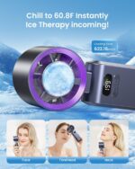 Handheld Portable Fan with Ice Cooler – 199-Speed Rechargeable Mini Fan with 20000 RPM and 5500mAh Battery | PCMac Lebanon
