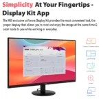 MSI PRO MP272L Monitor – 27-Inch Full HD IPS Business Display with 100Hz Refresh Rate, Eye Care Technology, HDR, and Frameless Design