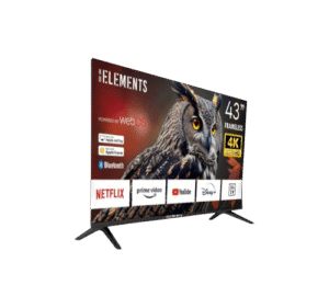 KB ELEMENTS 43-Inch 4K Ultra HD Smart Frameless LED TV with WebOS, Magic Remote, Dolby Audio