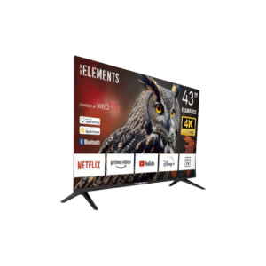 KB ELEMENTS 43-Inch 4K Ultra HD Smart Frameless LED TV with WebOS, Magic Remote, Dolby Audio