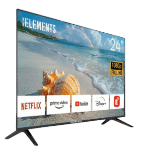 KB ELEMENTS 24 inch Smart FHD LED TV with Android 14, Dual Remotes, Built-in Receiver, WiFi & RJ45 – PCMac Lebanon