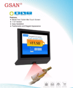 GS-X4 Price Checker with 11.6 inch touch screen, Intel i5 CPU, 8GB RAM, 128GB SSD, WiFi, Bluetooth, and barcode scanner – PCMac Lebanon