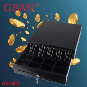 GS-405B POS Cash Drawer with 5 bill slots, 8 coin slots, 2 check slots, 3-position lock – PCMac Lebanon